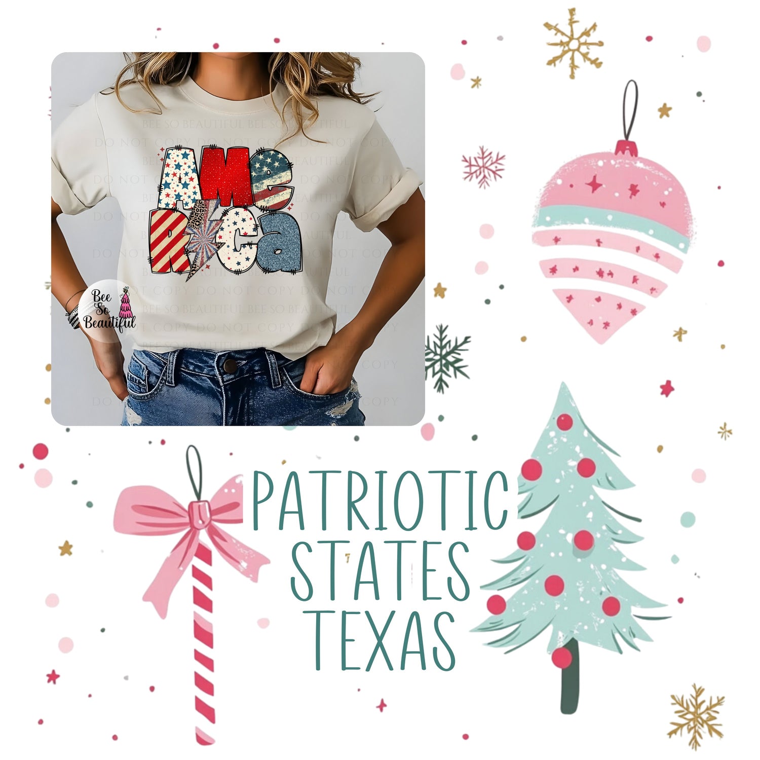 Patriotic/ States/ Texas