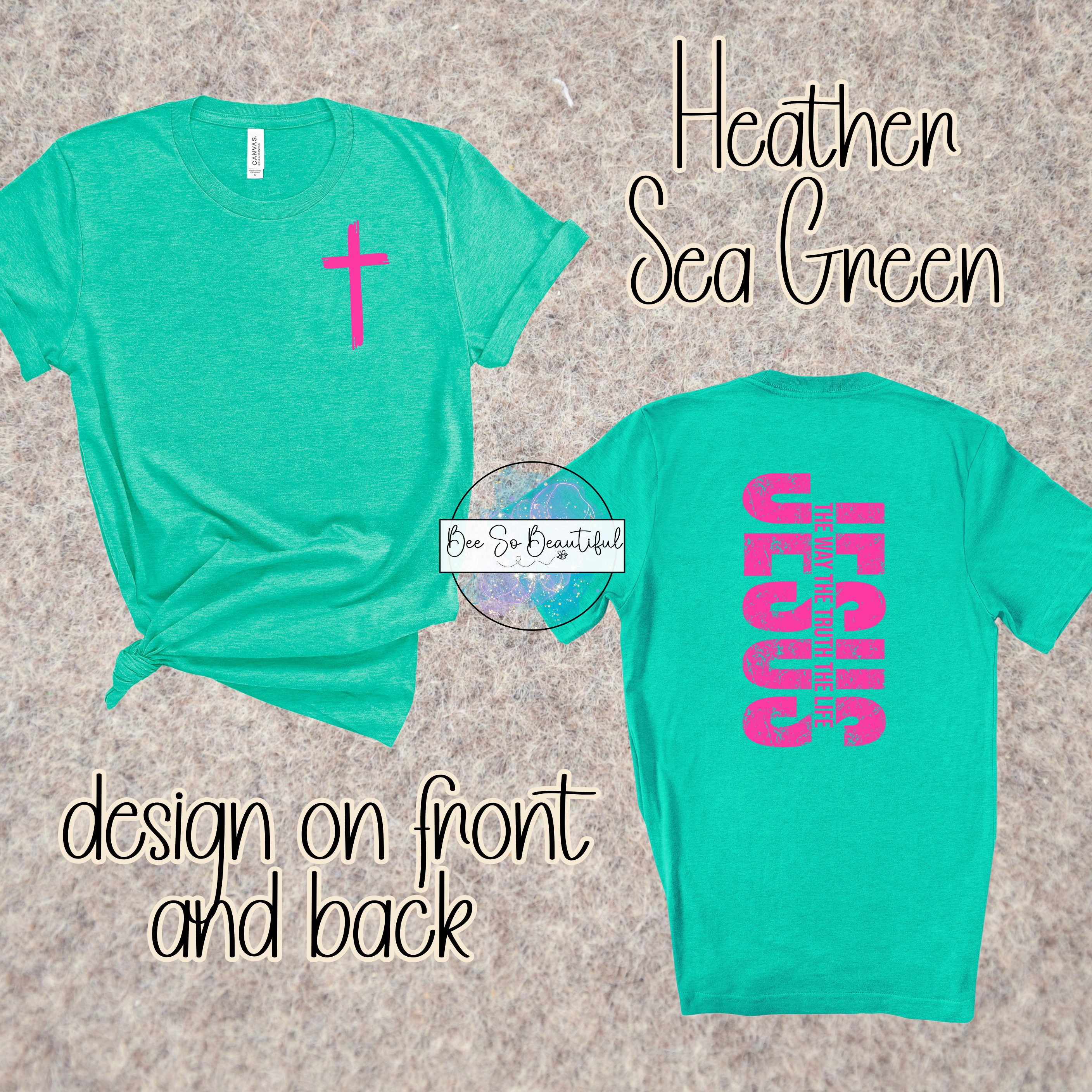 Jesus The Way The Truth The Life front and back