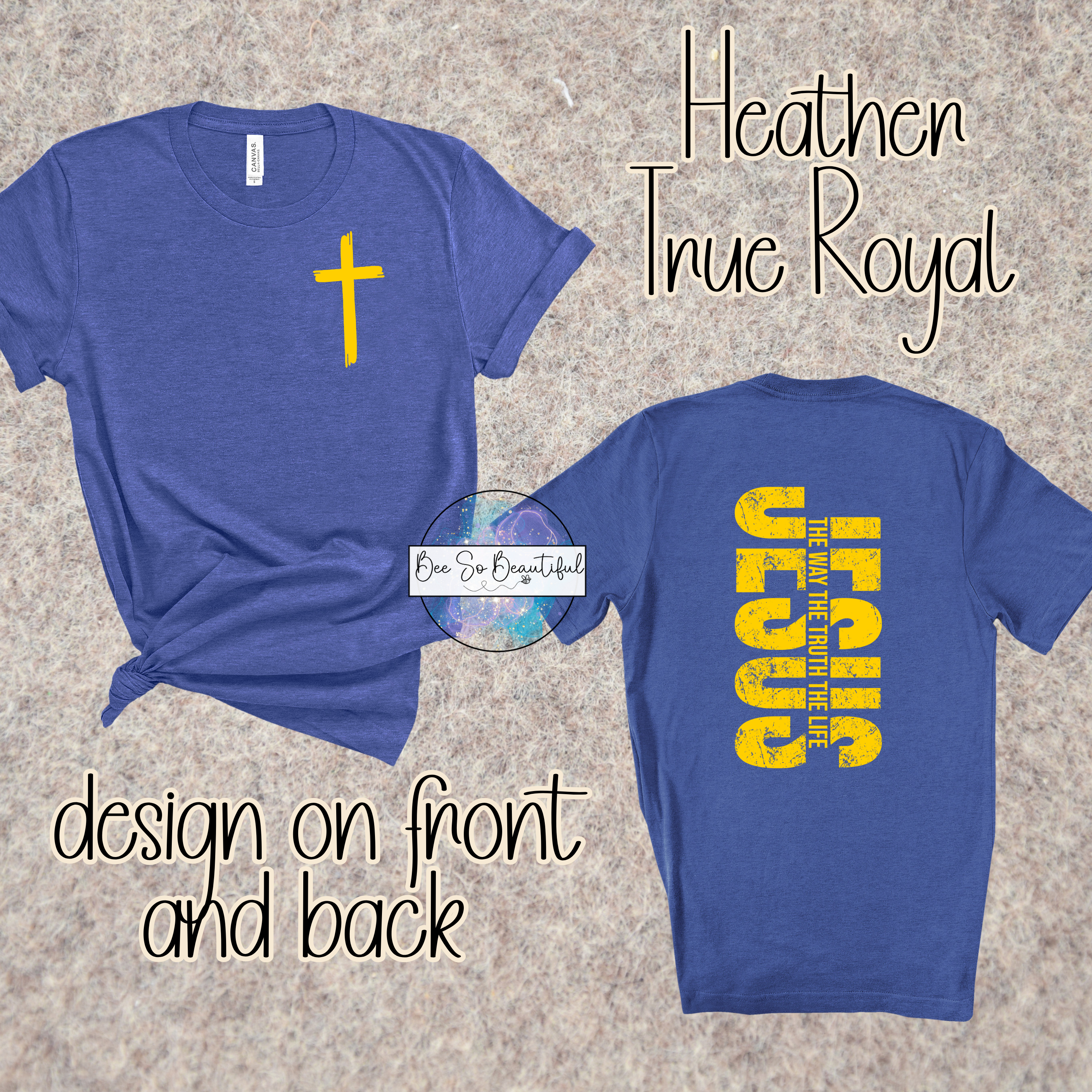 Jesus The Way The Truth The Life front and back