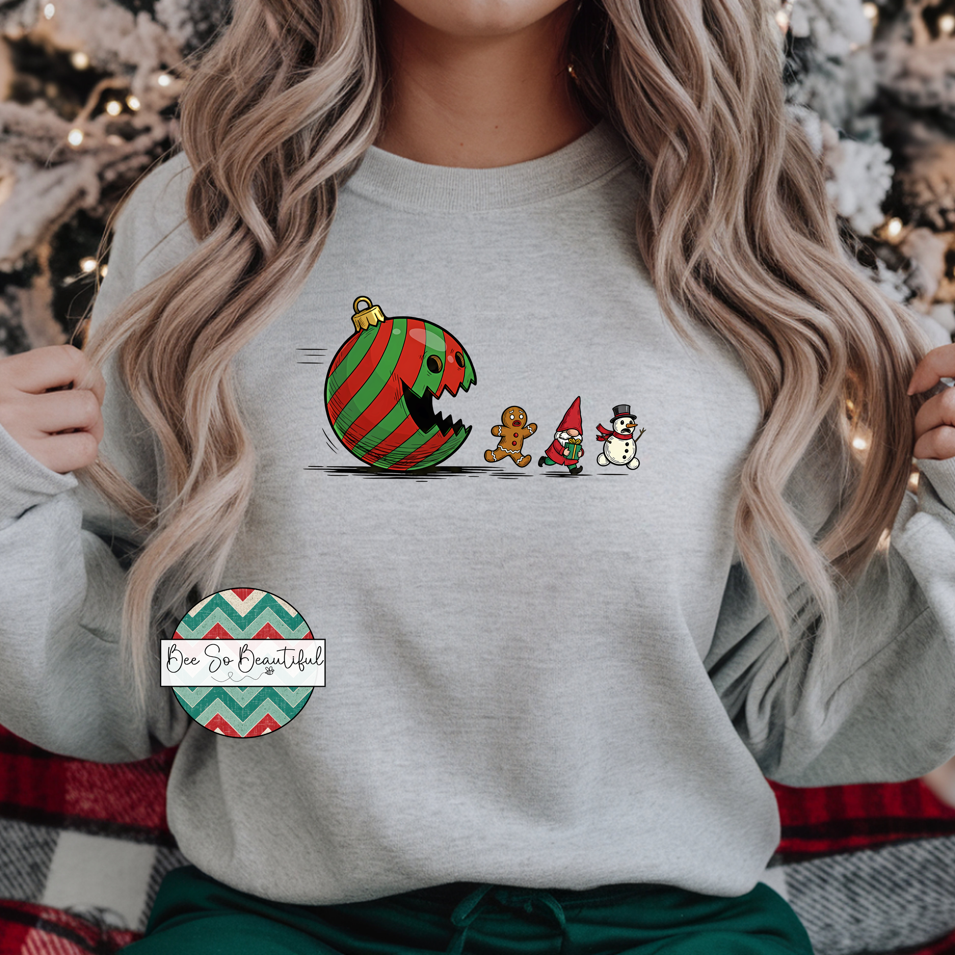 Ornament Chasing Christmas Guys