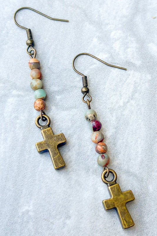 Kara Earrings Imperial Jasper