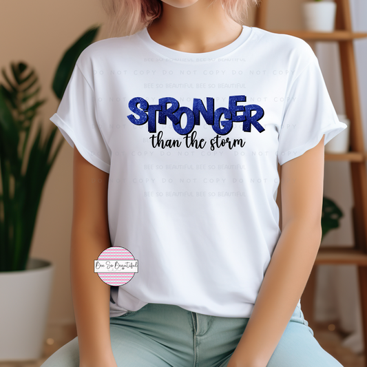 Stronger Than The Storm black design