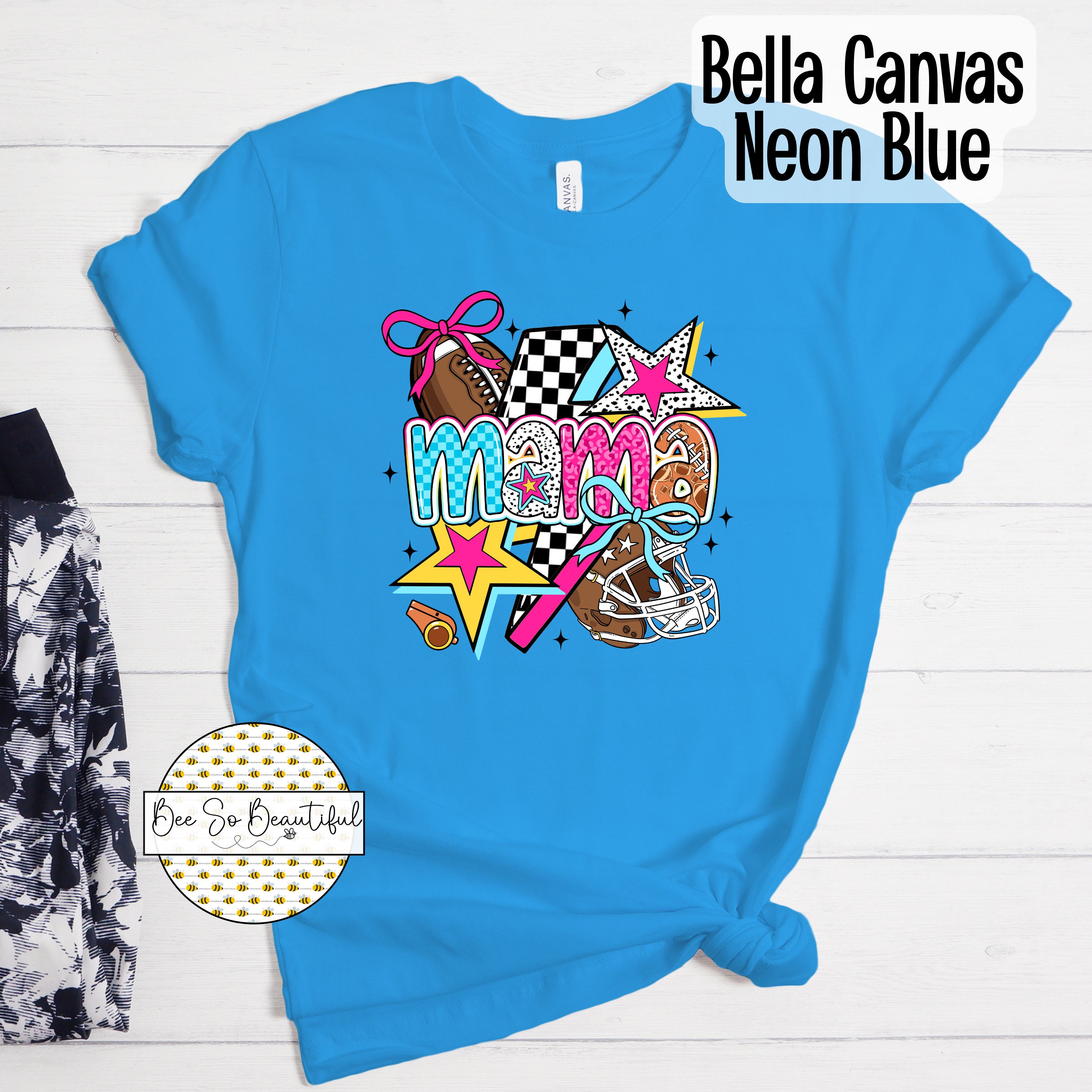 Lightning Bolt Football Mama