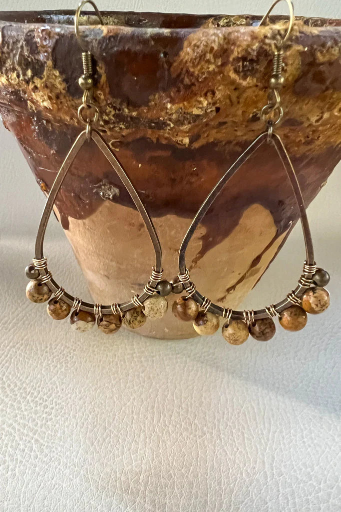 Cody Earrings Jasper