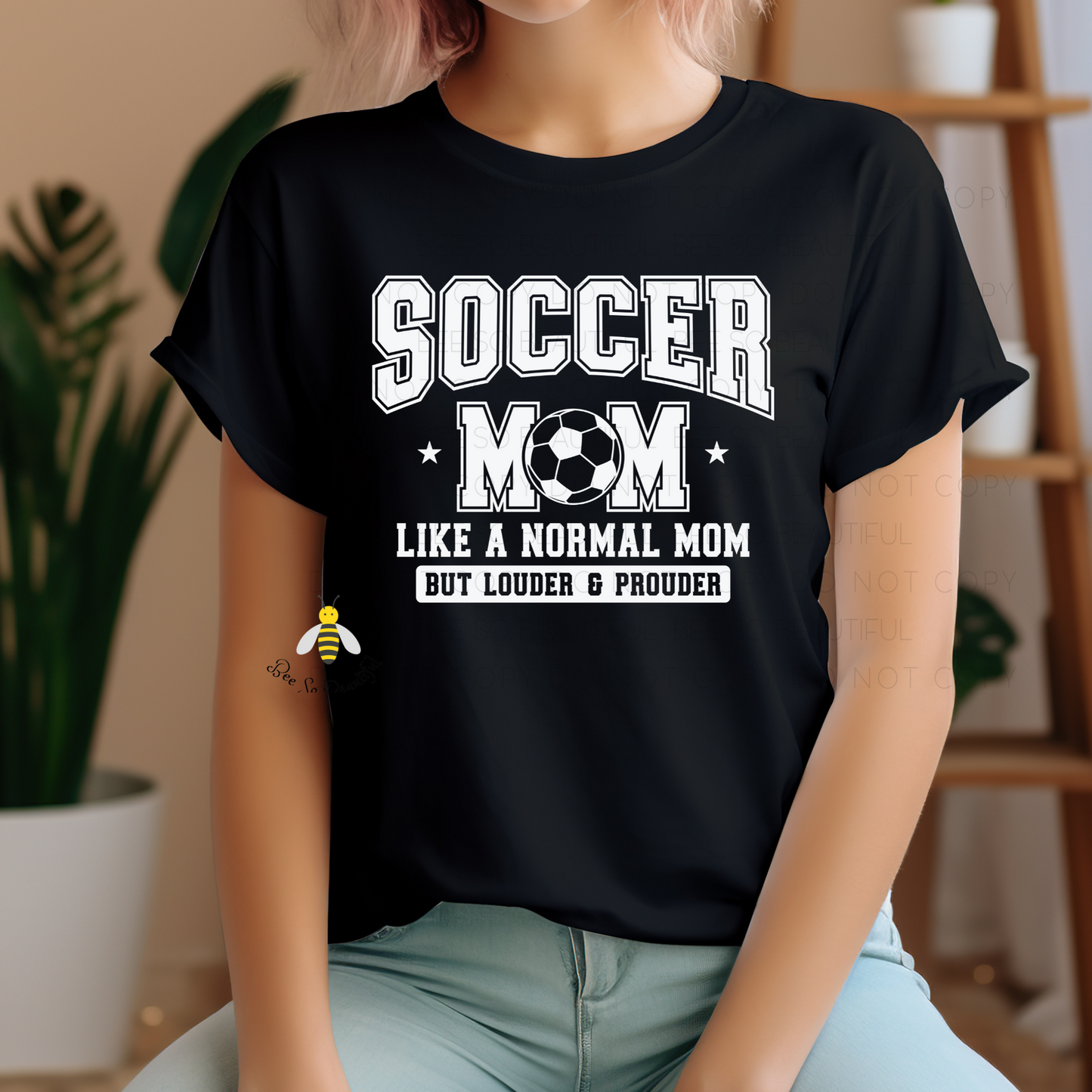 Soccer Mom Like A Normal Mom Black or White