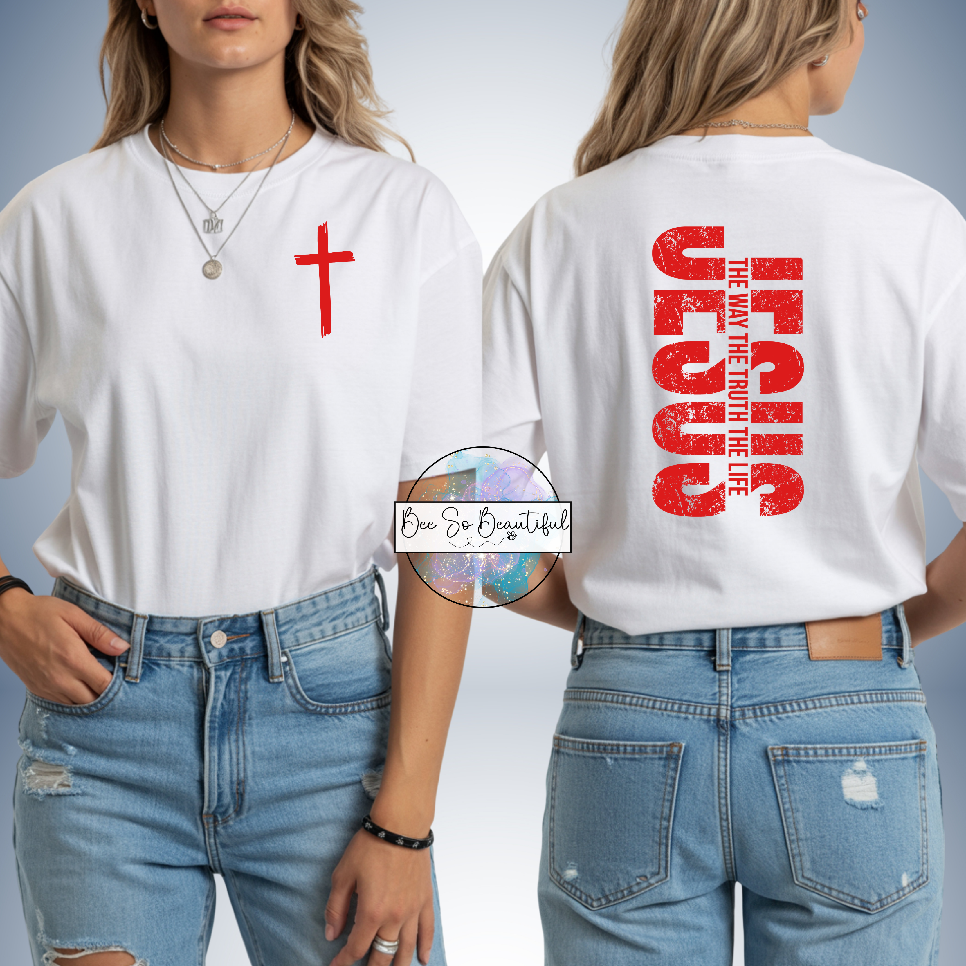 Jesus The Way The Truth The Life front and back