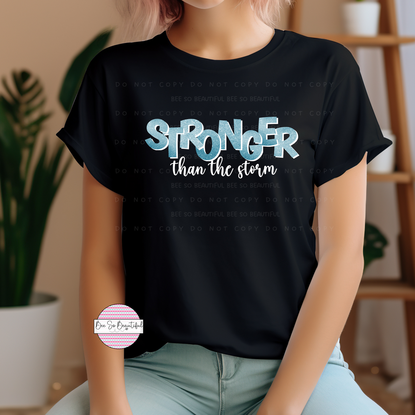 Stronger Than The Storm white design