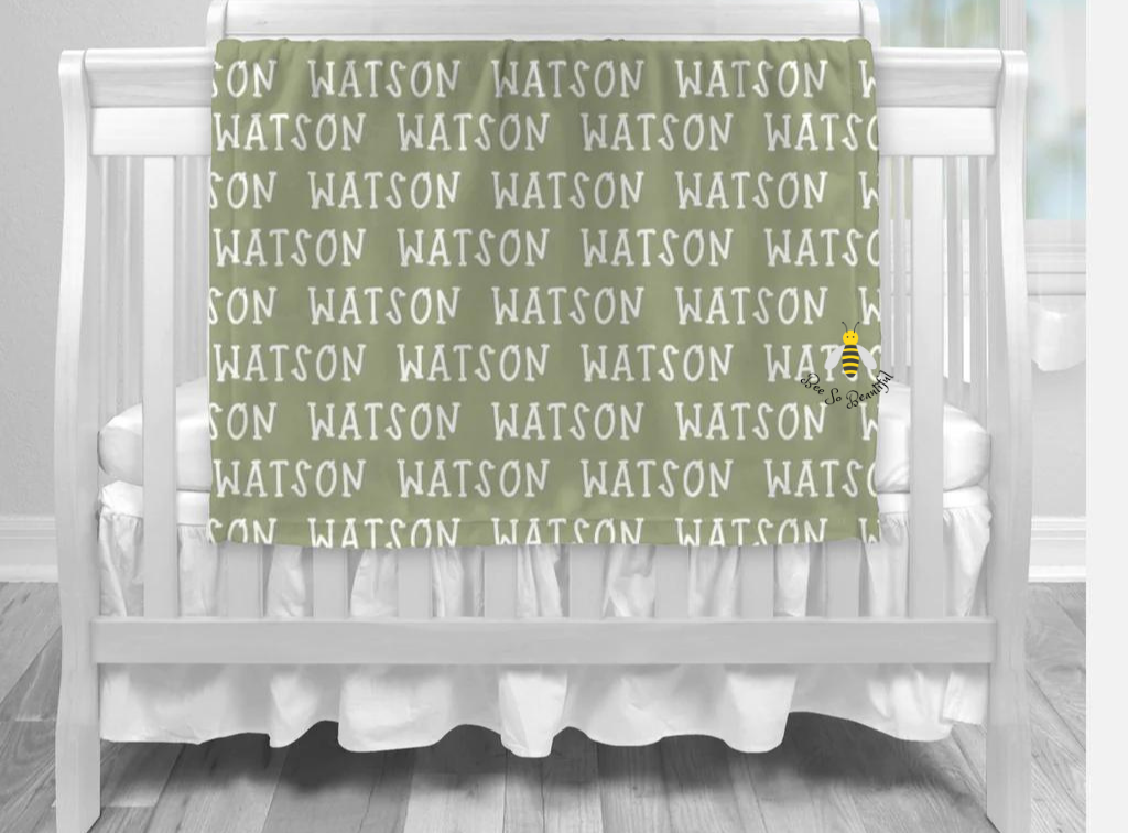 Name Blankets please no gift cards or discounts