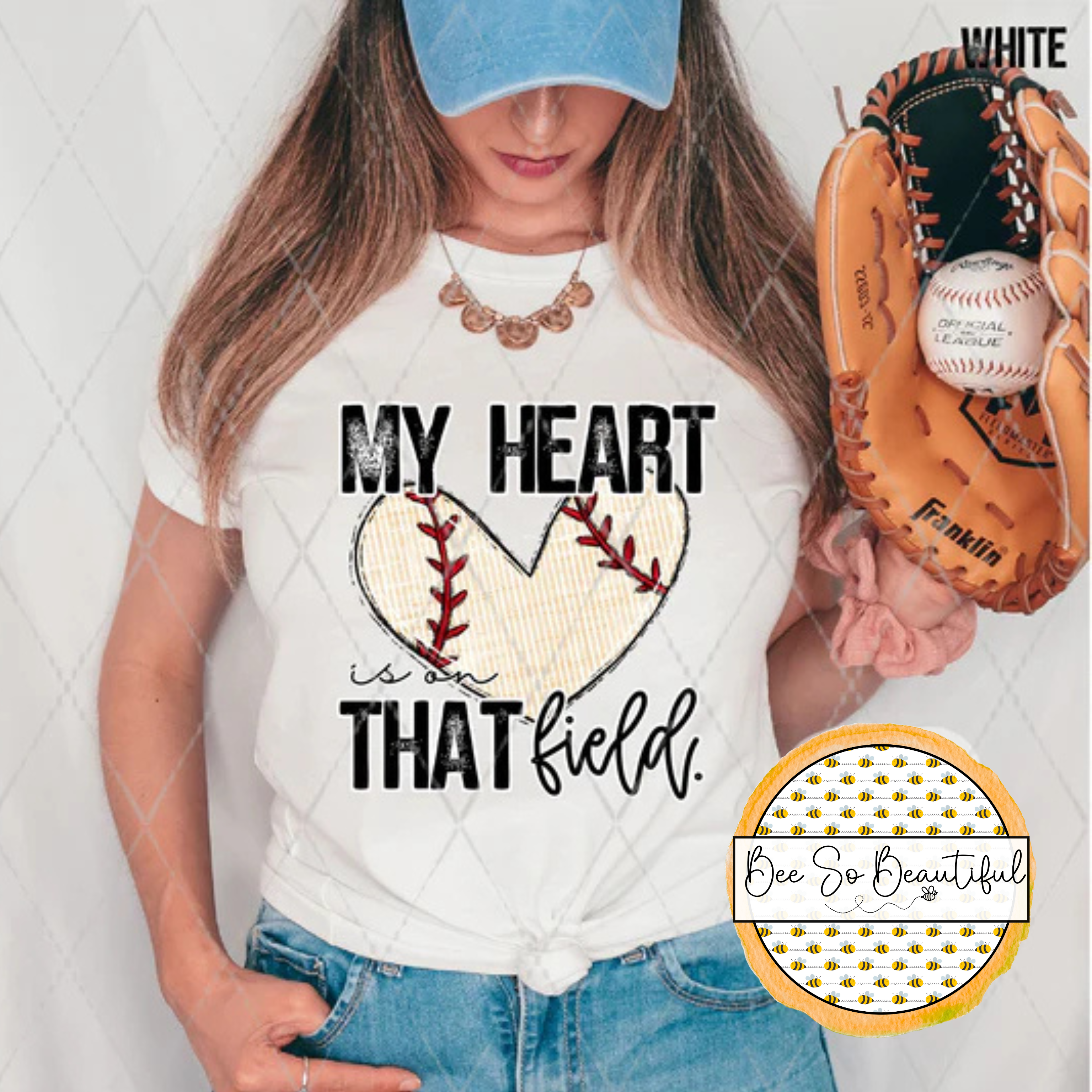 My Heart Is On That Field Baseball