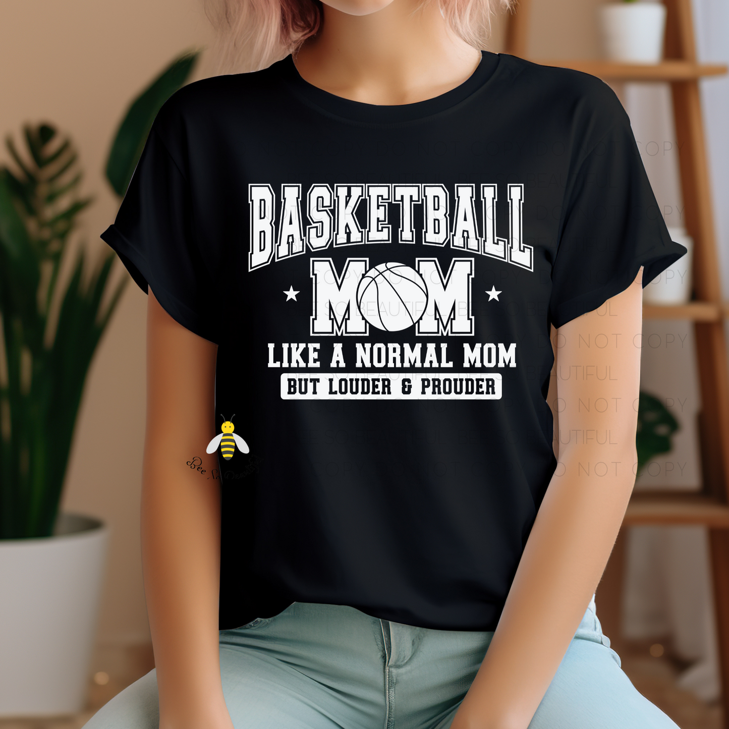 Basketball Mom Like A Normal Mom Black or White