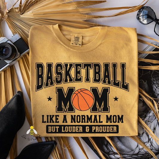 Basketball Mom Like A Normal Mom Black or White