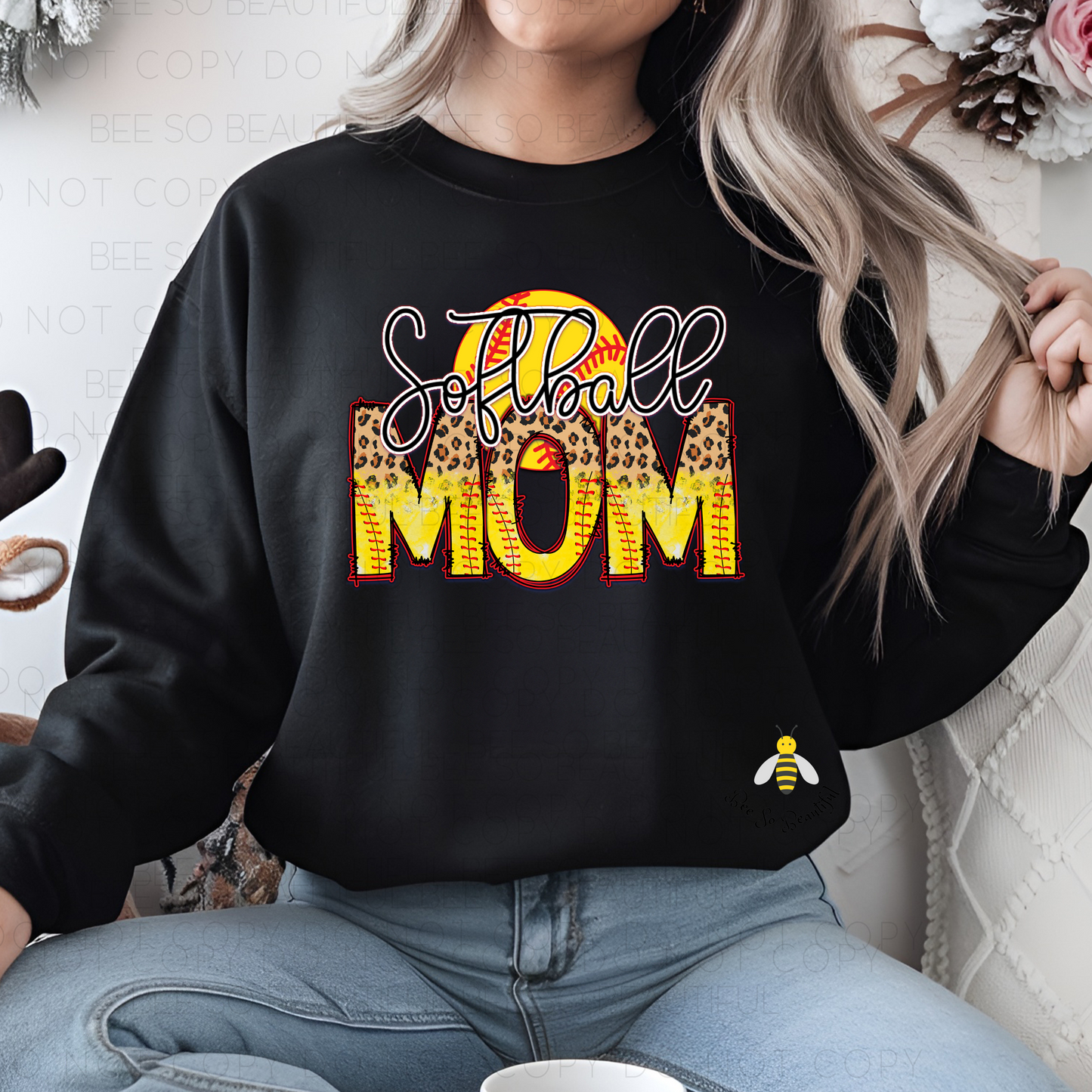 Softball Mom Leopard