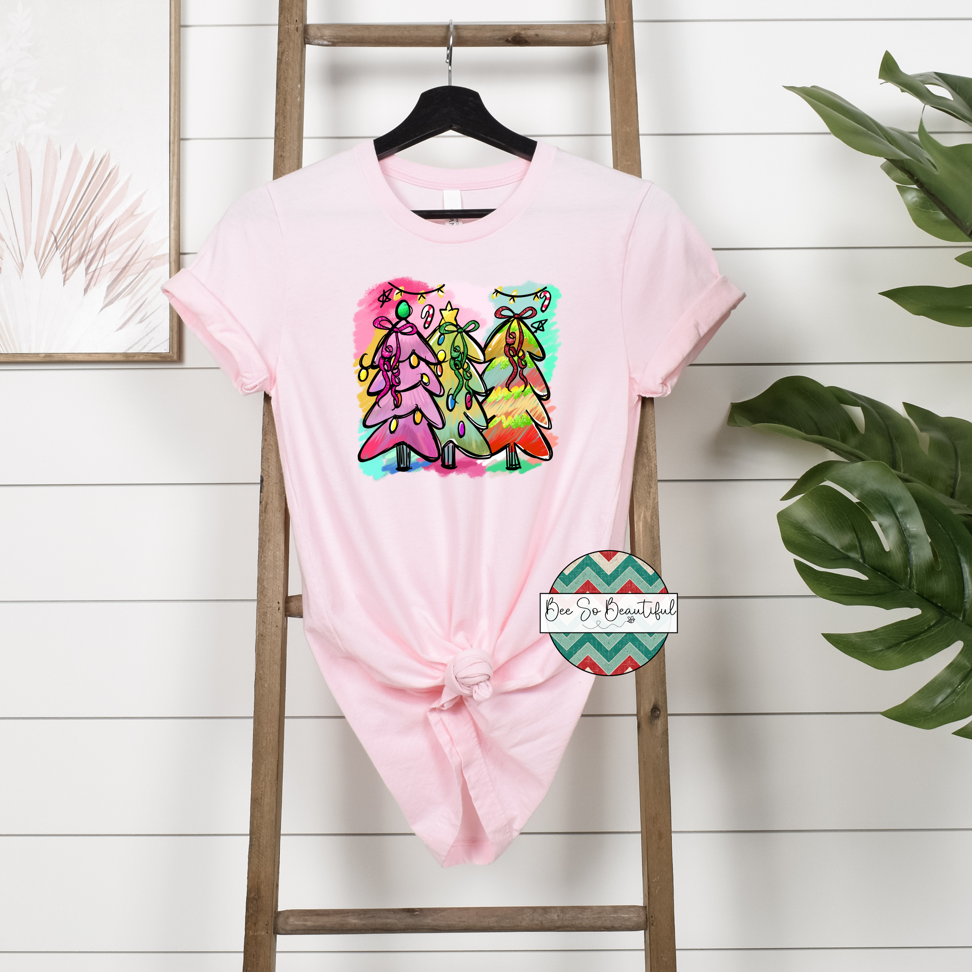 Colorful Christmas Trees