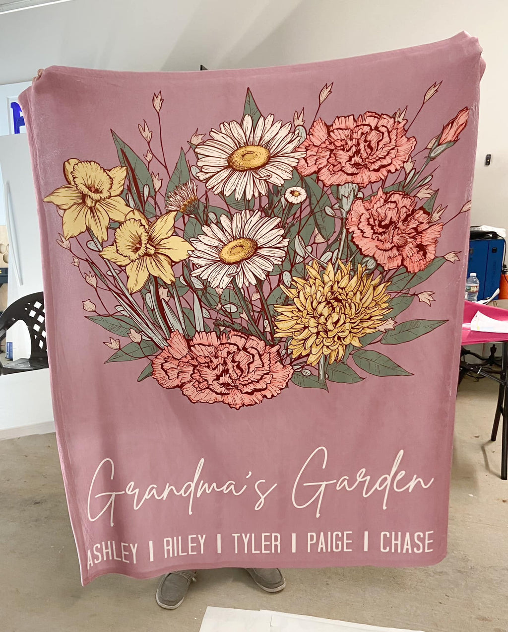 Bouquet Garden Blanket no gift certificates or discounts