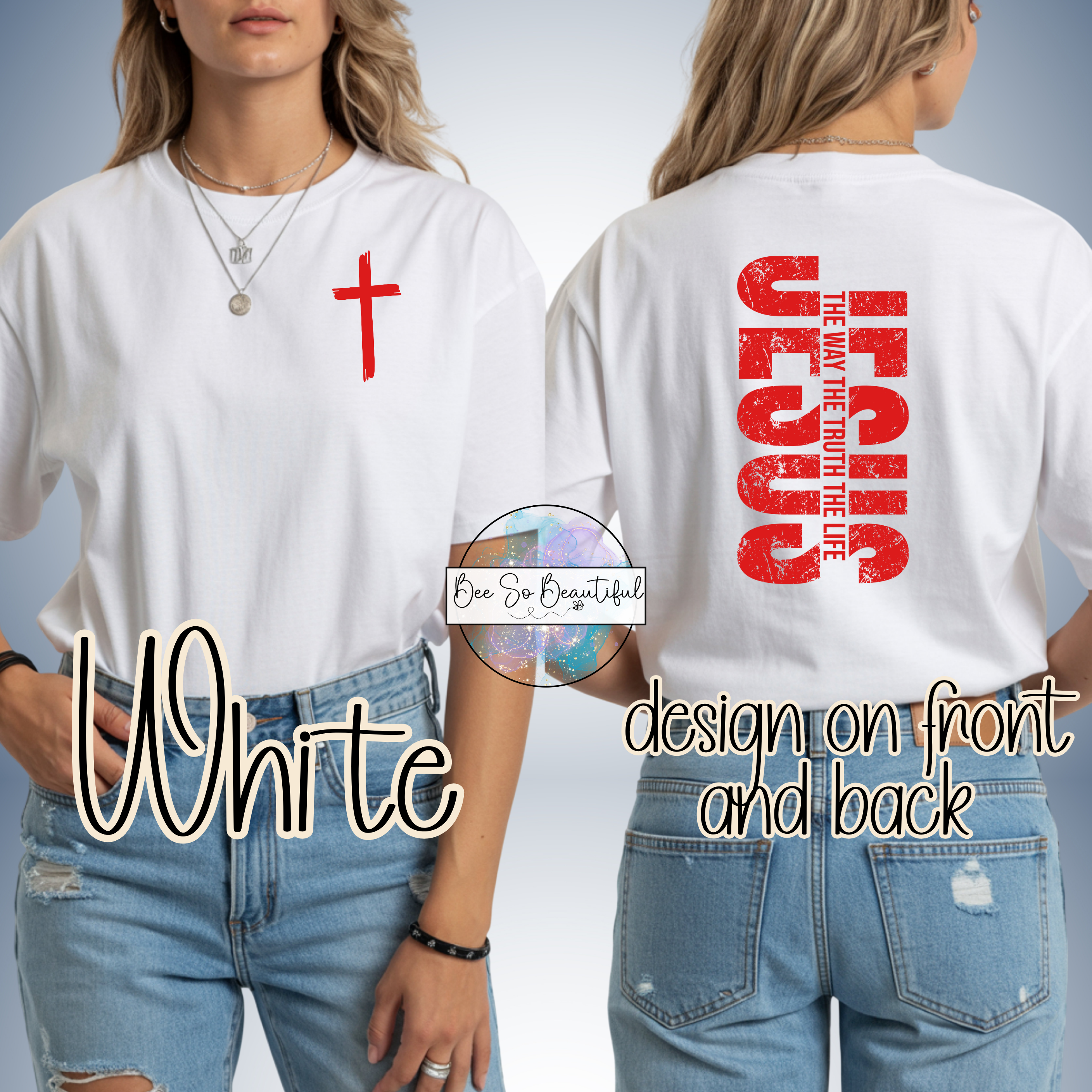 Jesus The Way The Truth The Life front and back