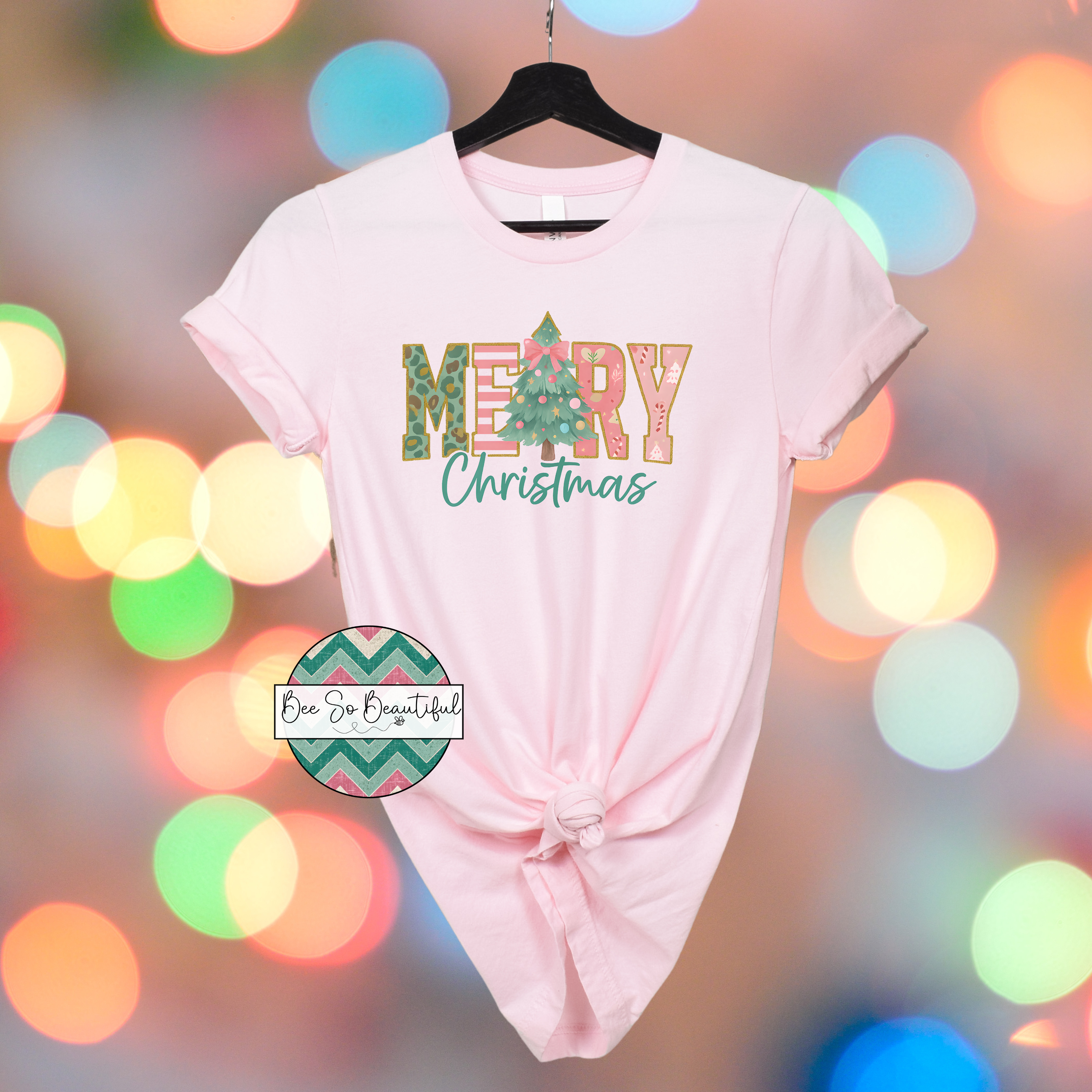 Pink Merry Christmas