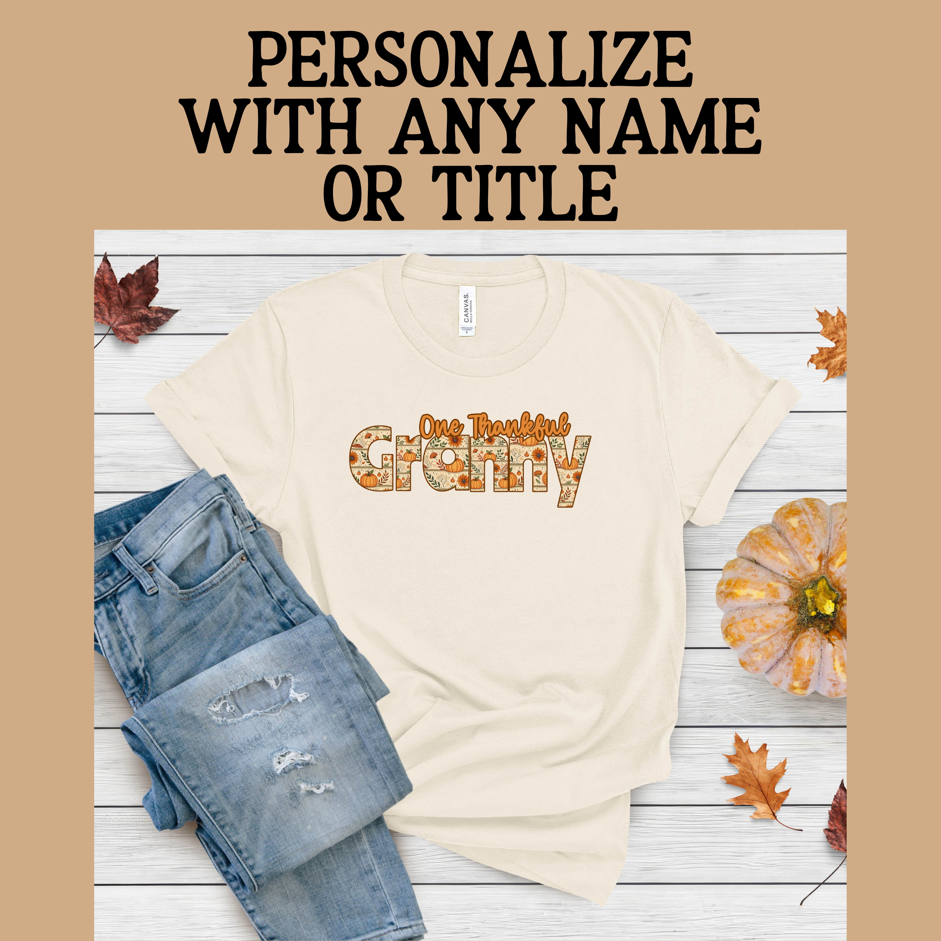 One Thankful Custom Pumpkins