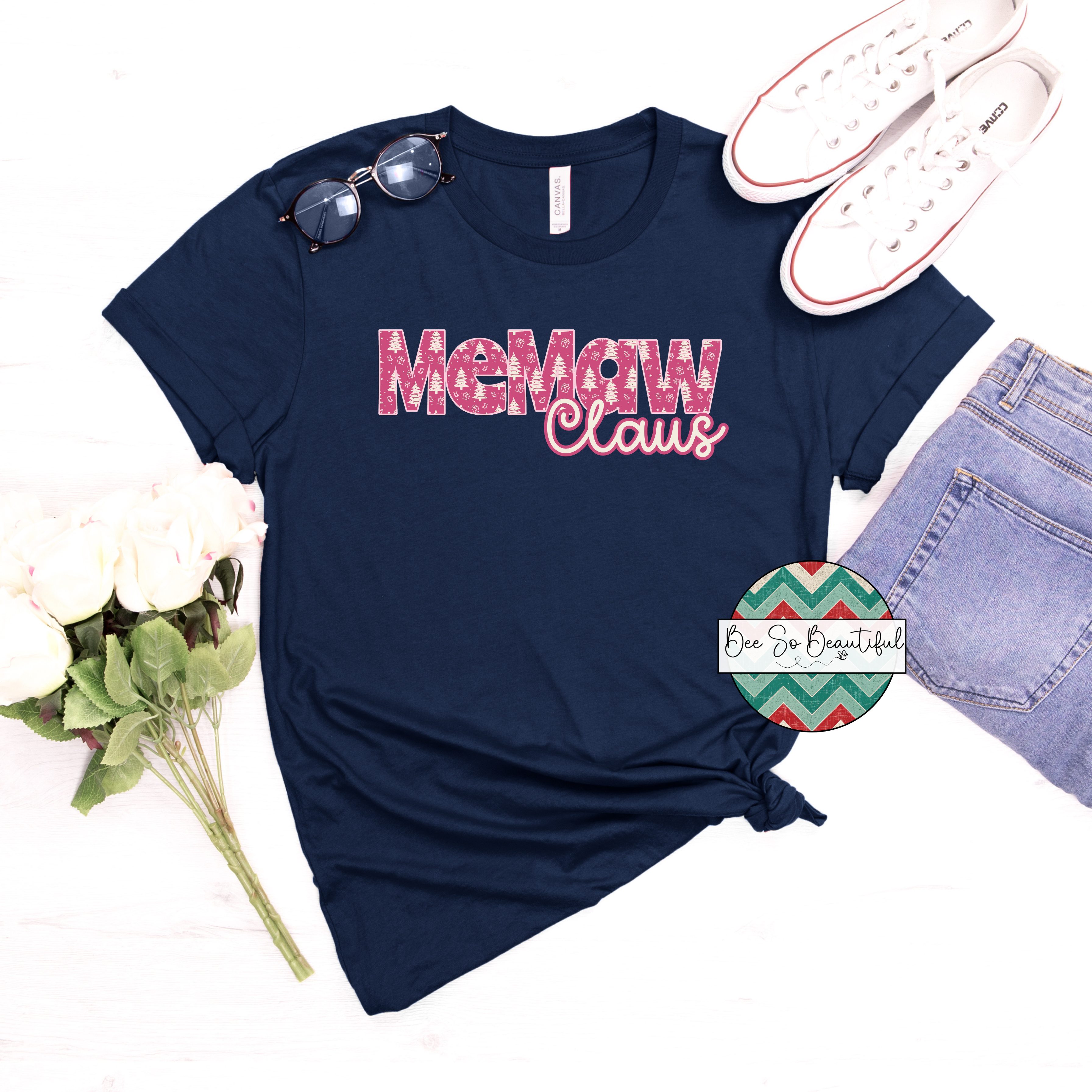 Custom Name Claus pink