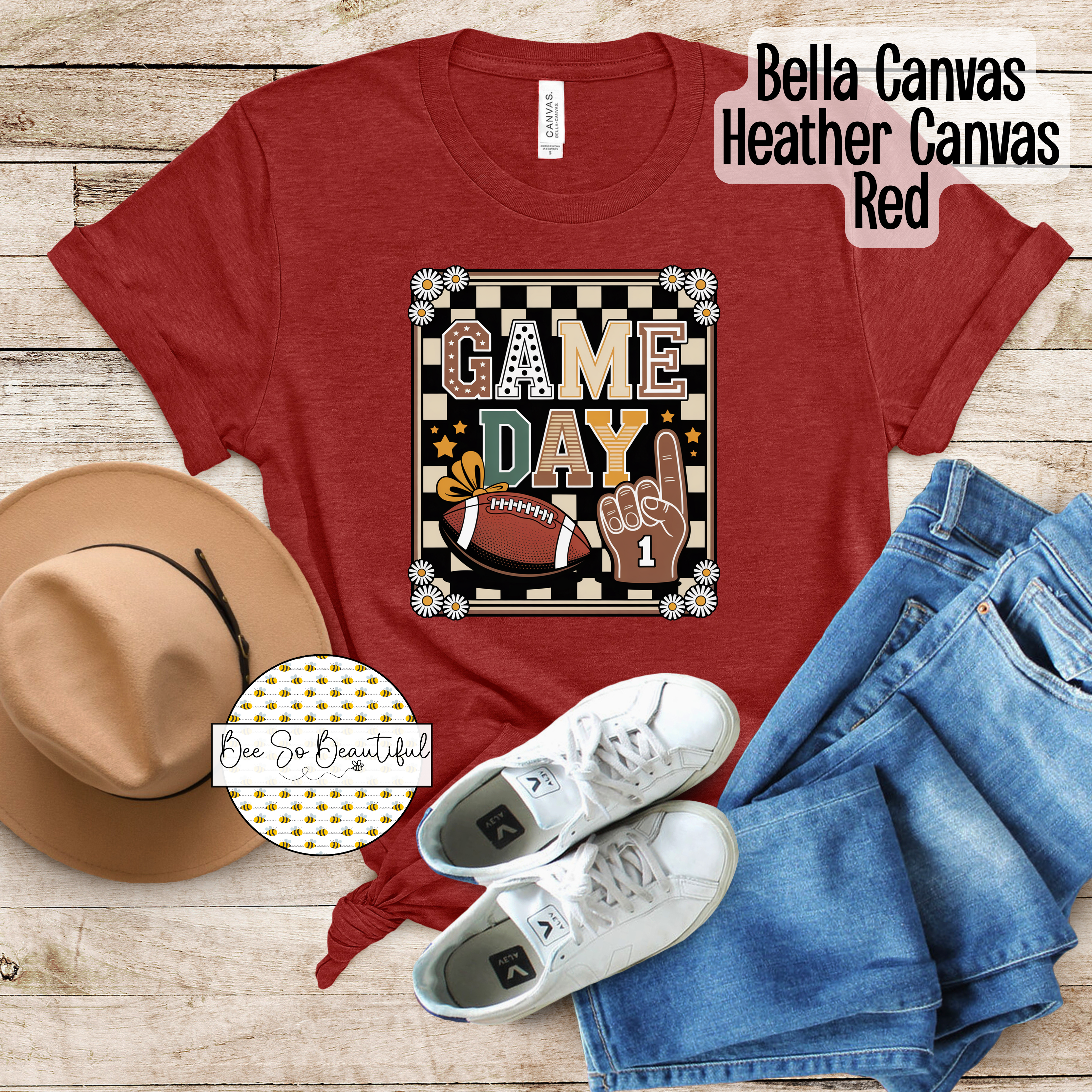 Game Day Football checkered