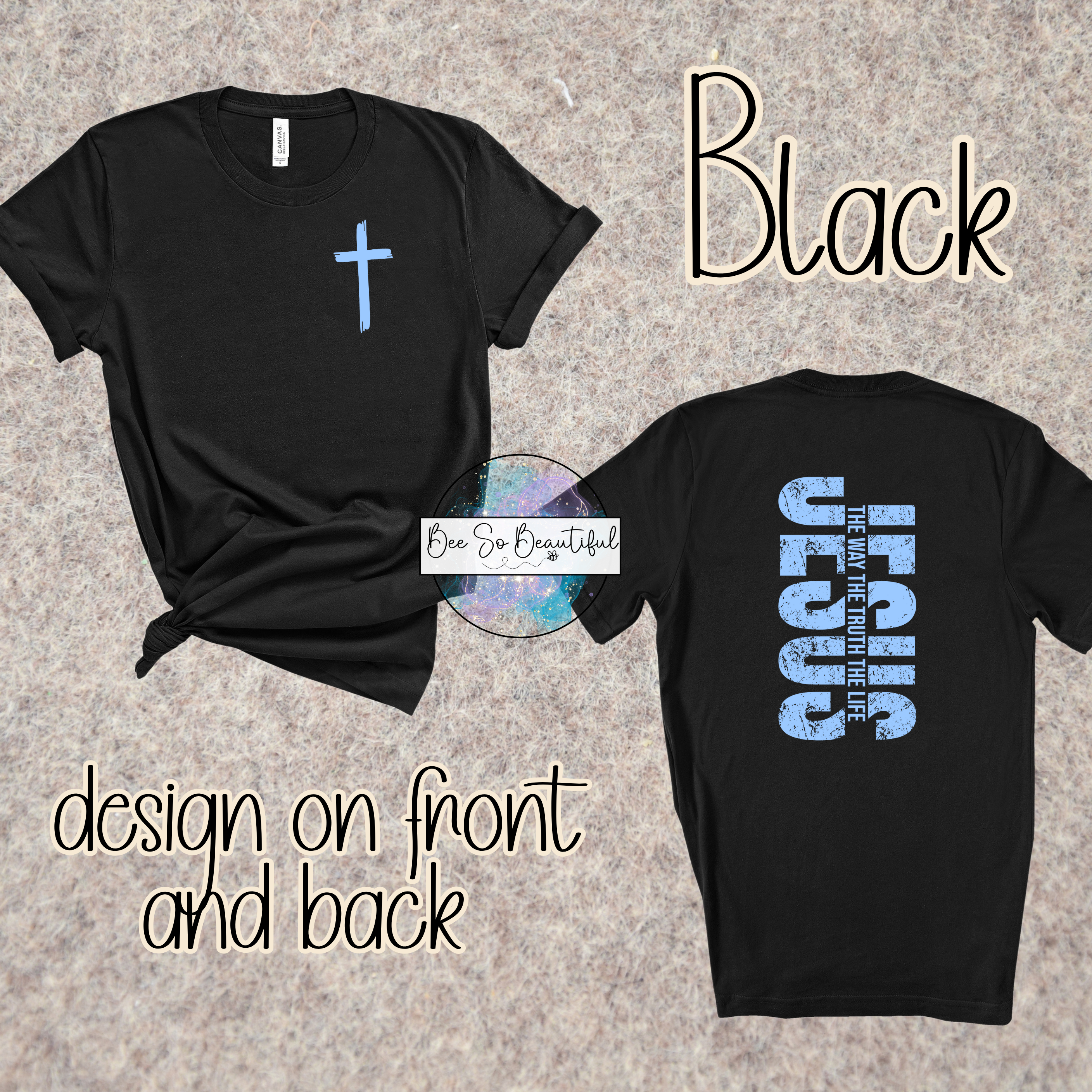 Jesus The Way The Truth The Life front and back