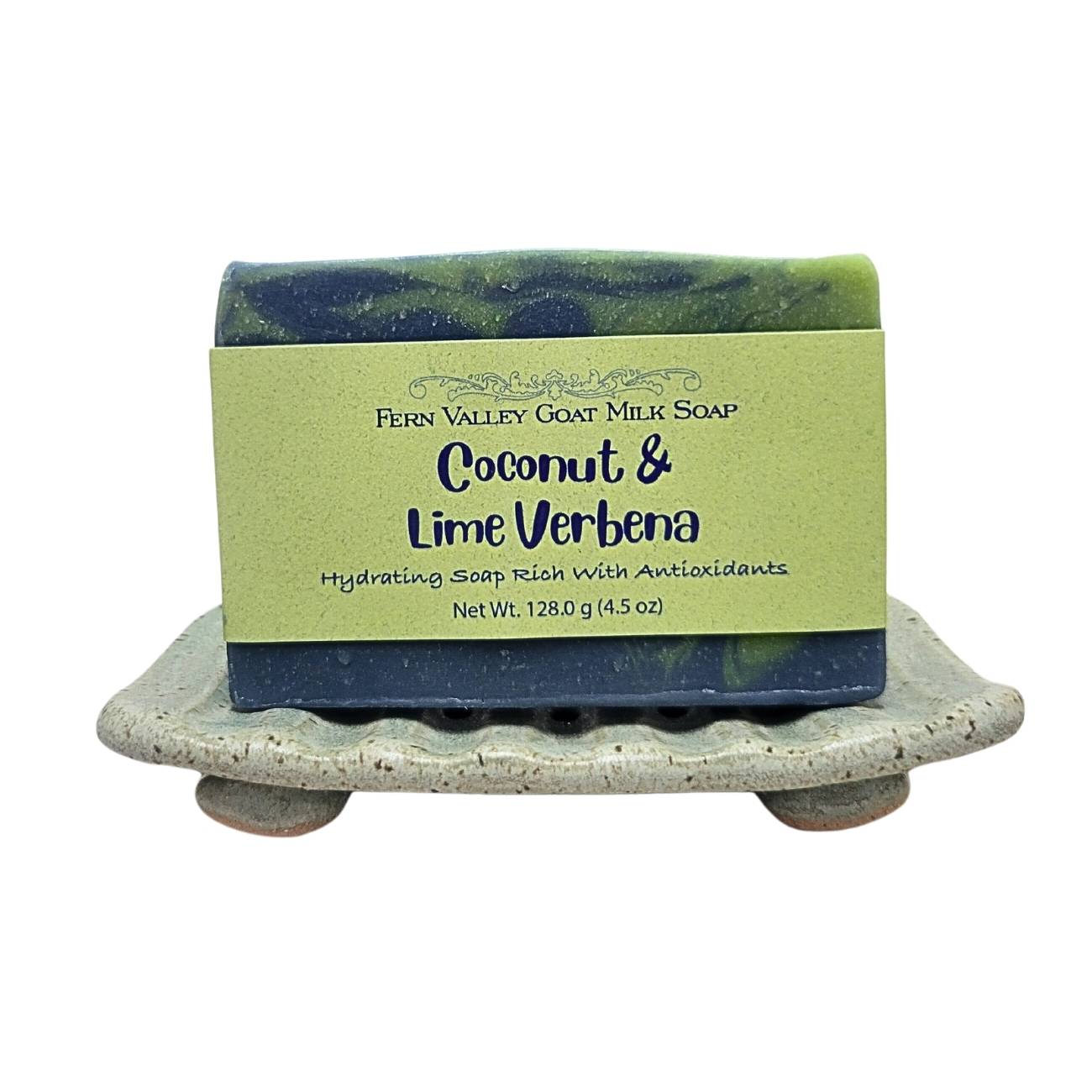 Handmade Goat Milk Soap | Hydrating With Antioxidants | Tropical Coconut & Lime Verbena Scent