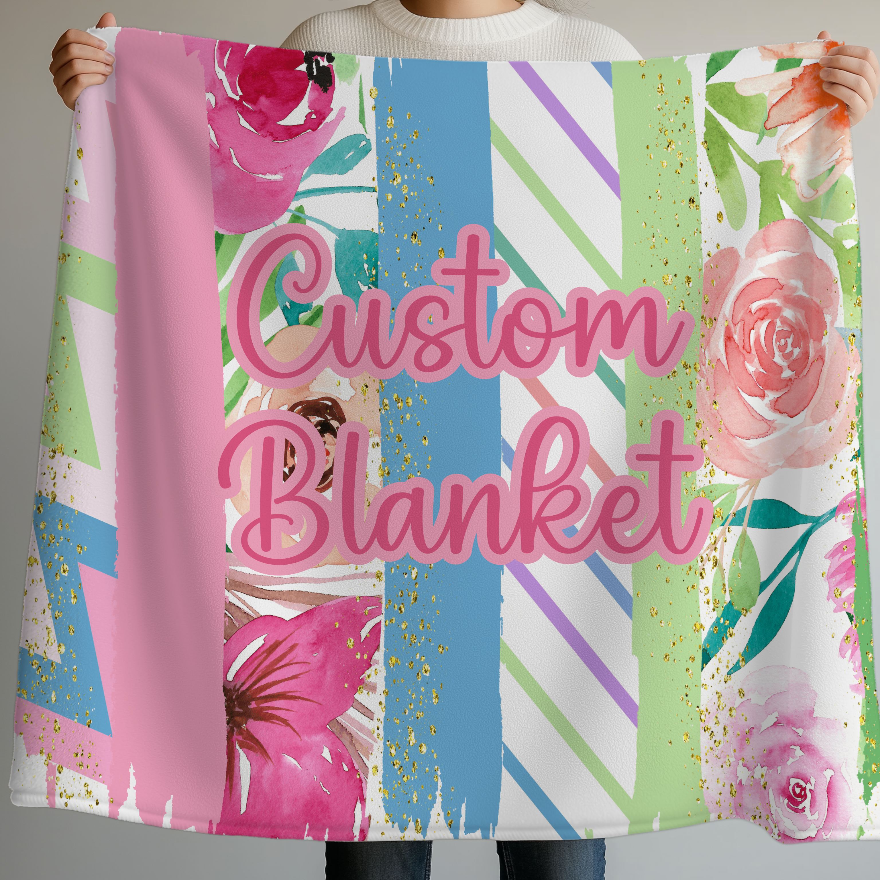 Custom Blanket no gift certificate or discounts