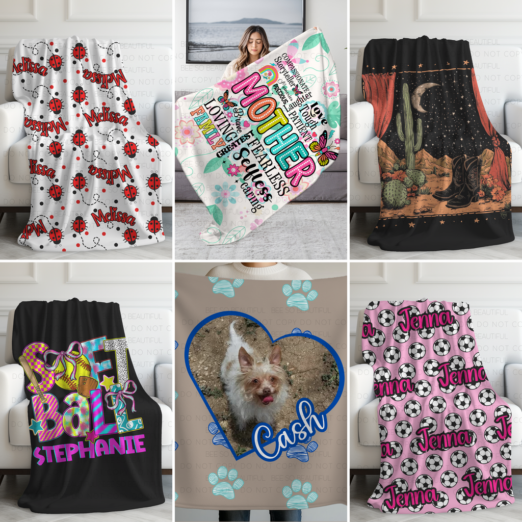 Custom Blanket no gift certificate or discounts