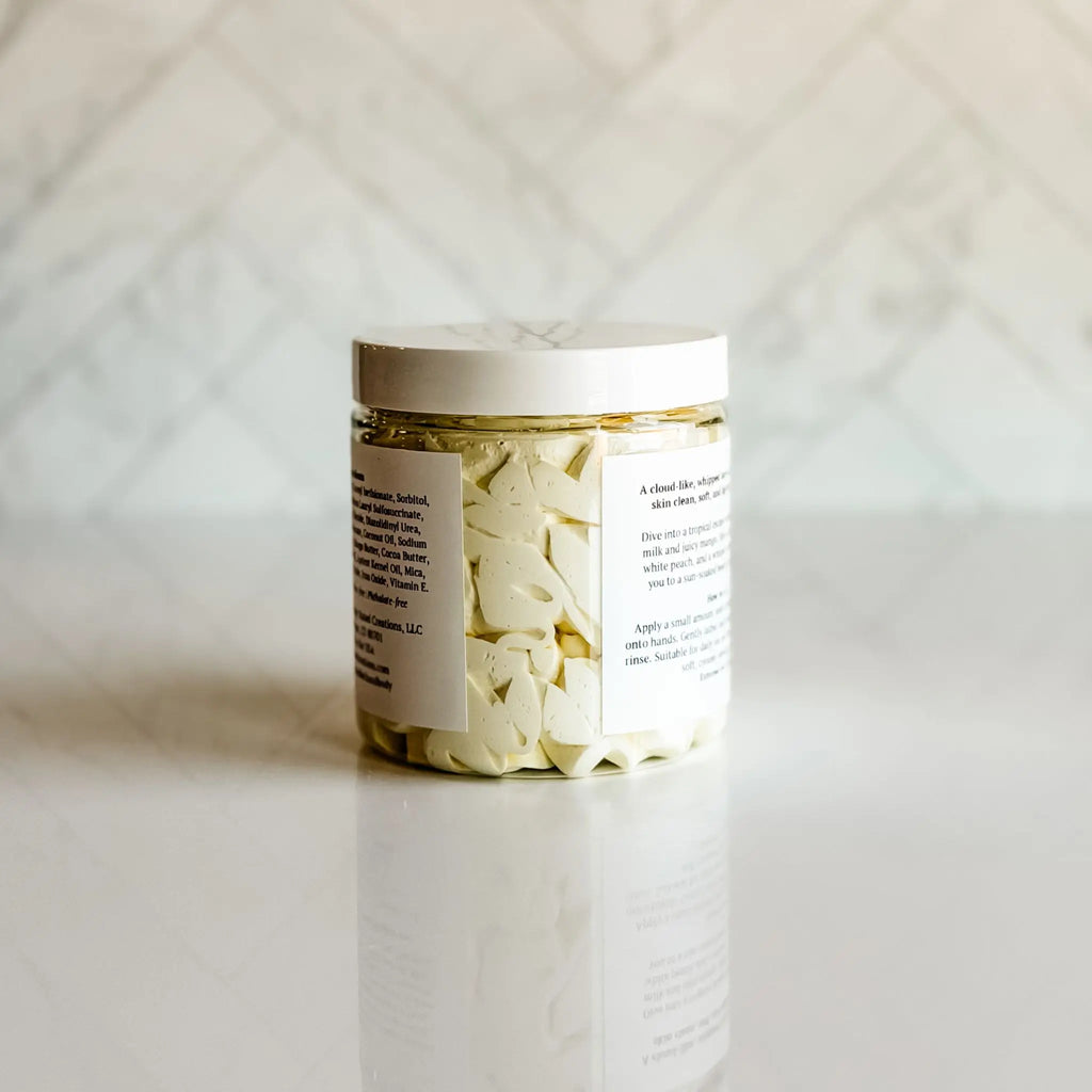 Coconut Milk + Mango Whipped Soap