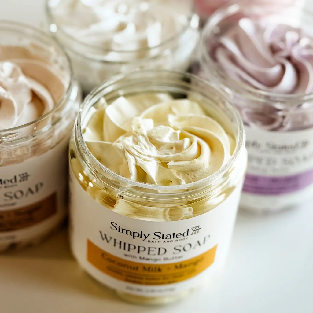 Coconut Milk + Mango Whipped Soap