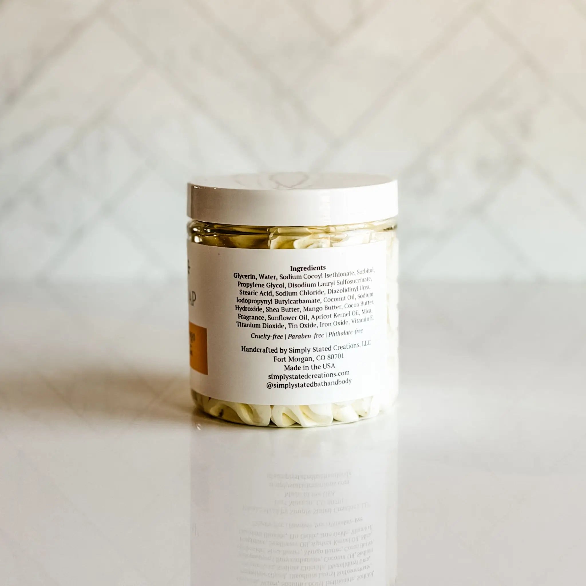 Coconut Milk + Mango Whipped Soap