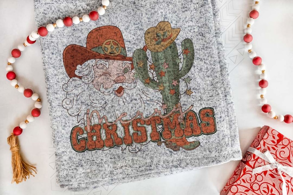 Country Christmas Blanket Blanket