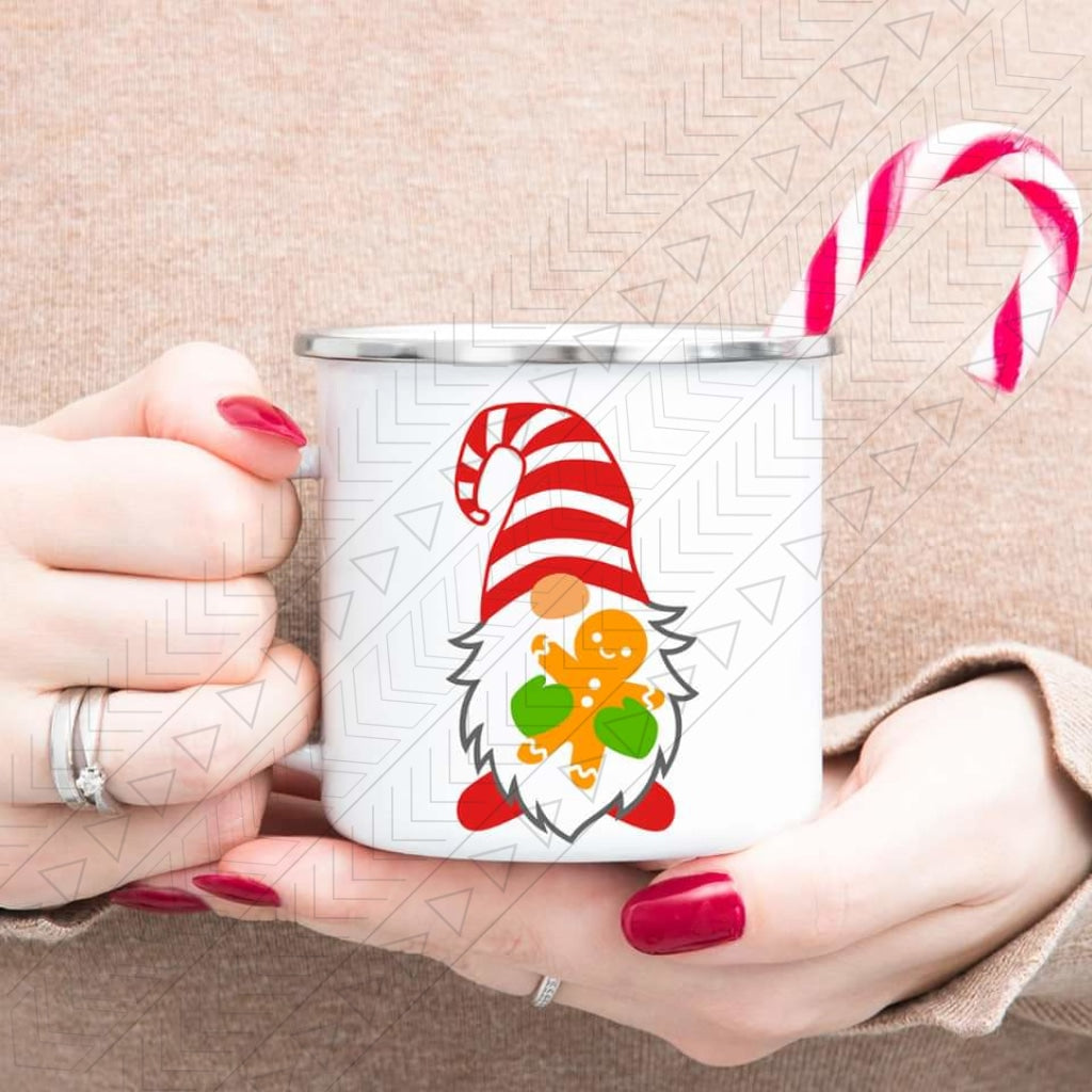 Gnome Gingerbread Enamel Mug Mug