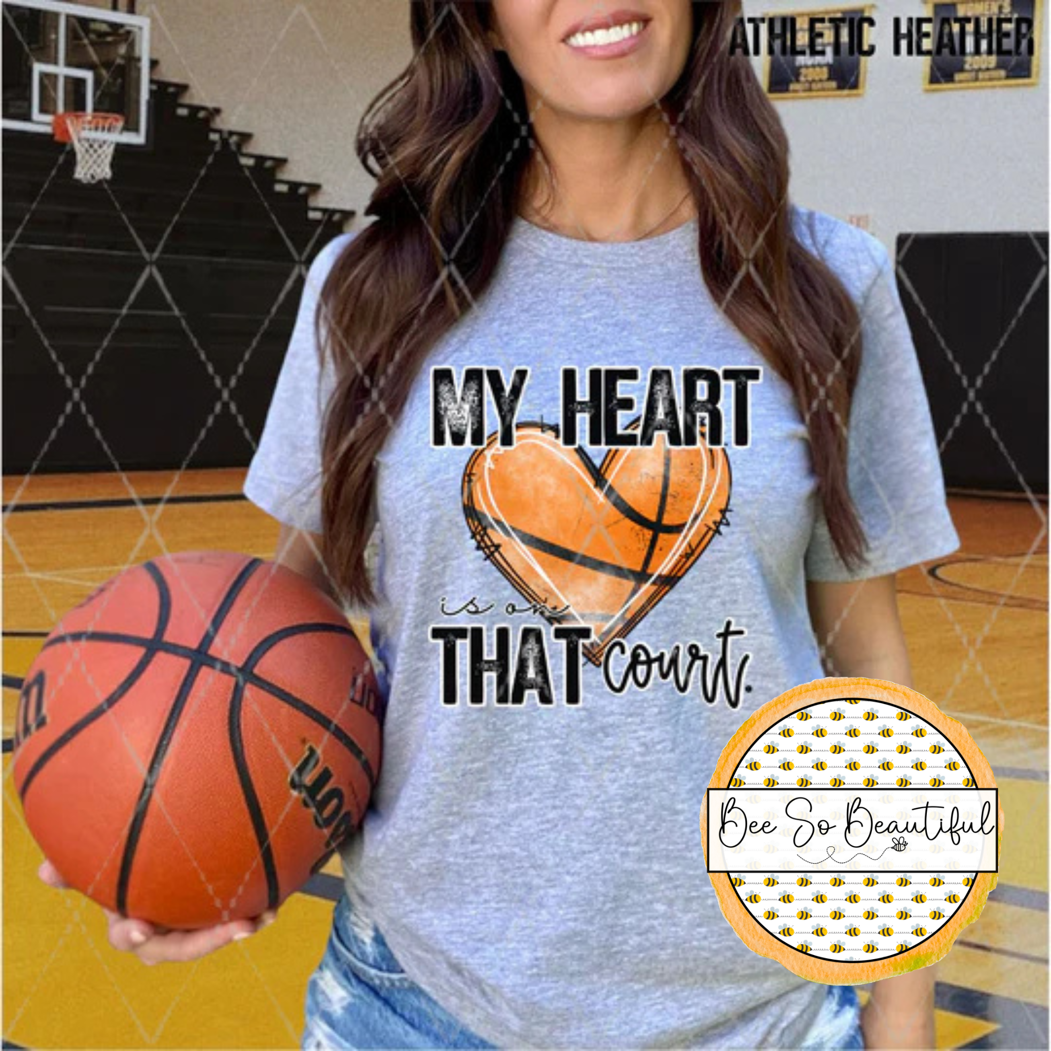 My Heart Is On That Court Basketball