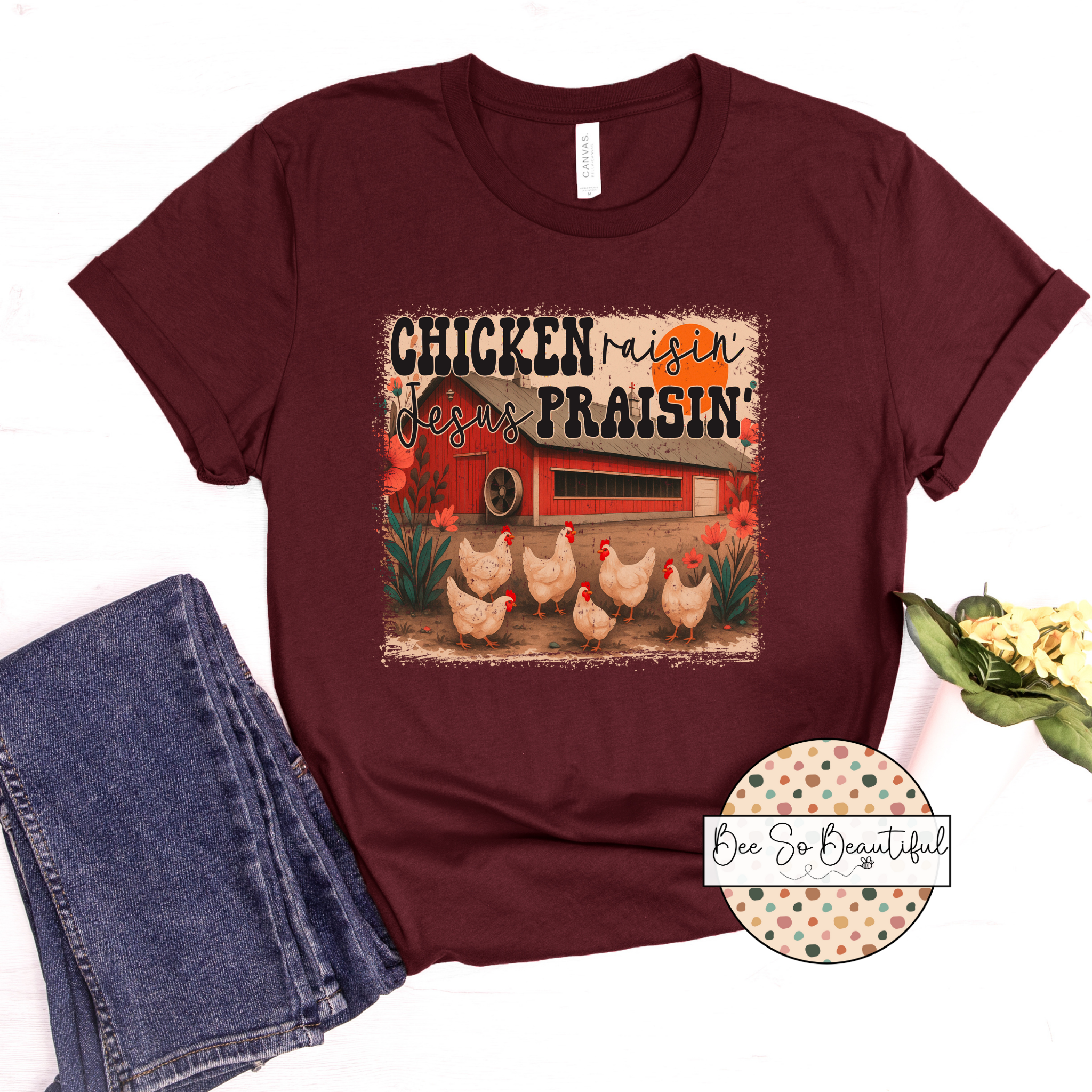 Chicken Raisin' Red Barn