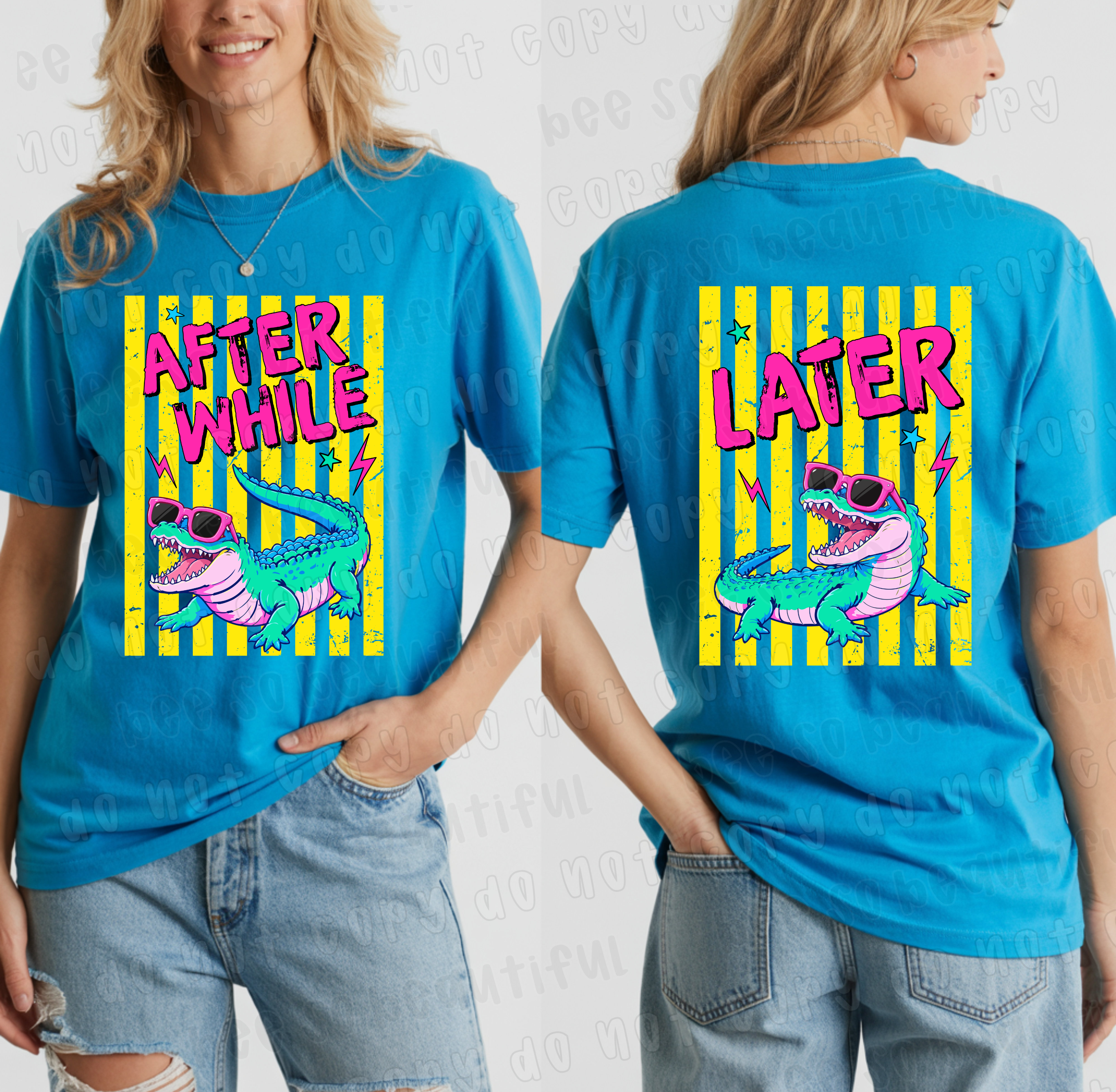 Later Gator front and back