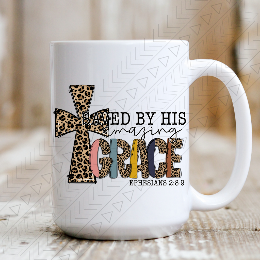 Saved By His Amazing Grace Mug