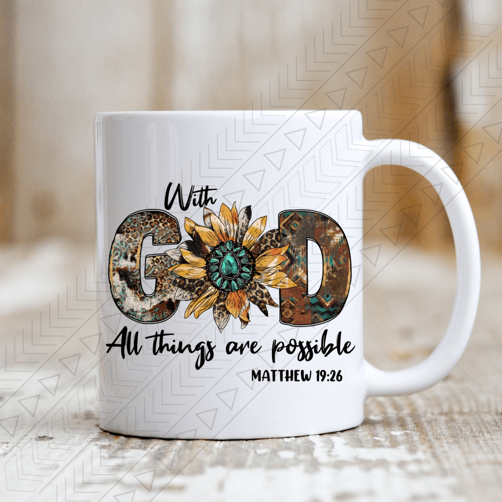 With God All Things Are Possible Mug